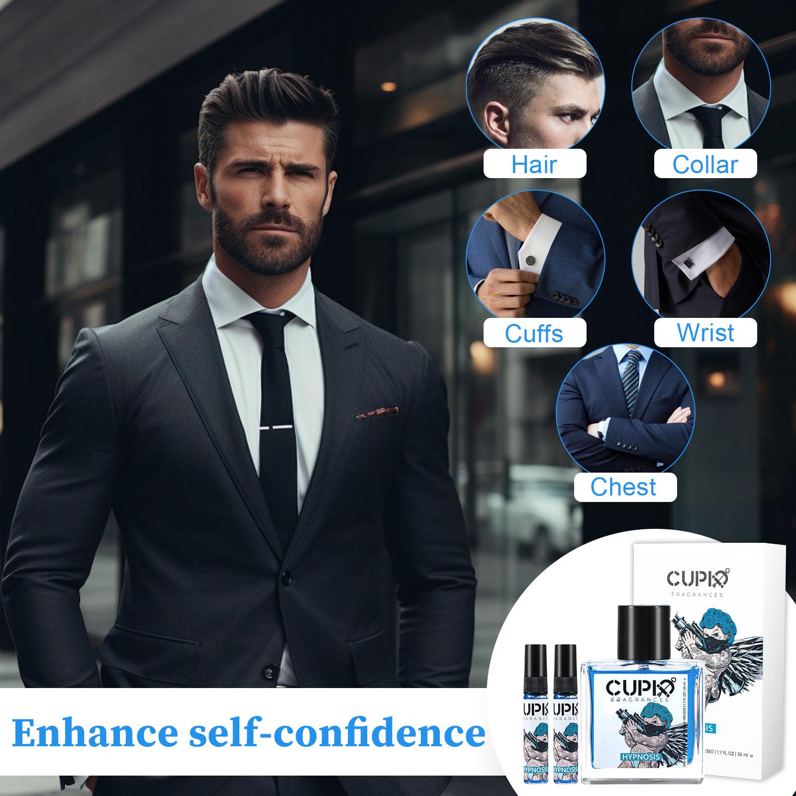 Cupid Cologne for Men, 50 ml/1.7 fl.oz Mens Cologne, Cupid Hypnosis Pheromone Cologne for Men,Men's Cupid Pheromones Perfume, Men's Lasting Romantic Perfume,Mother's Day Gifts