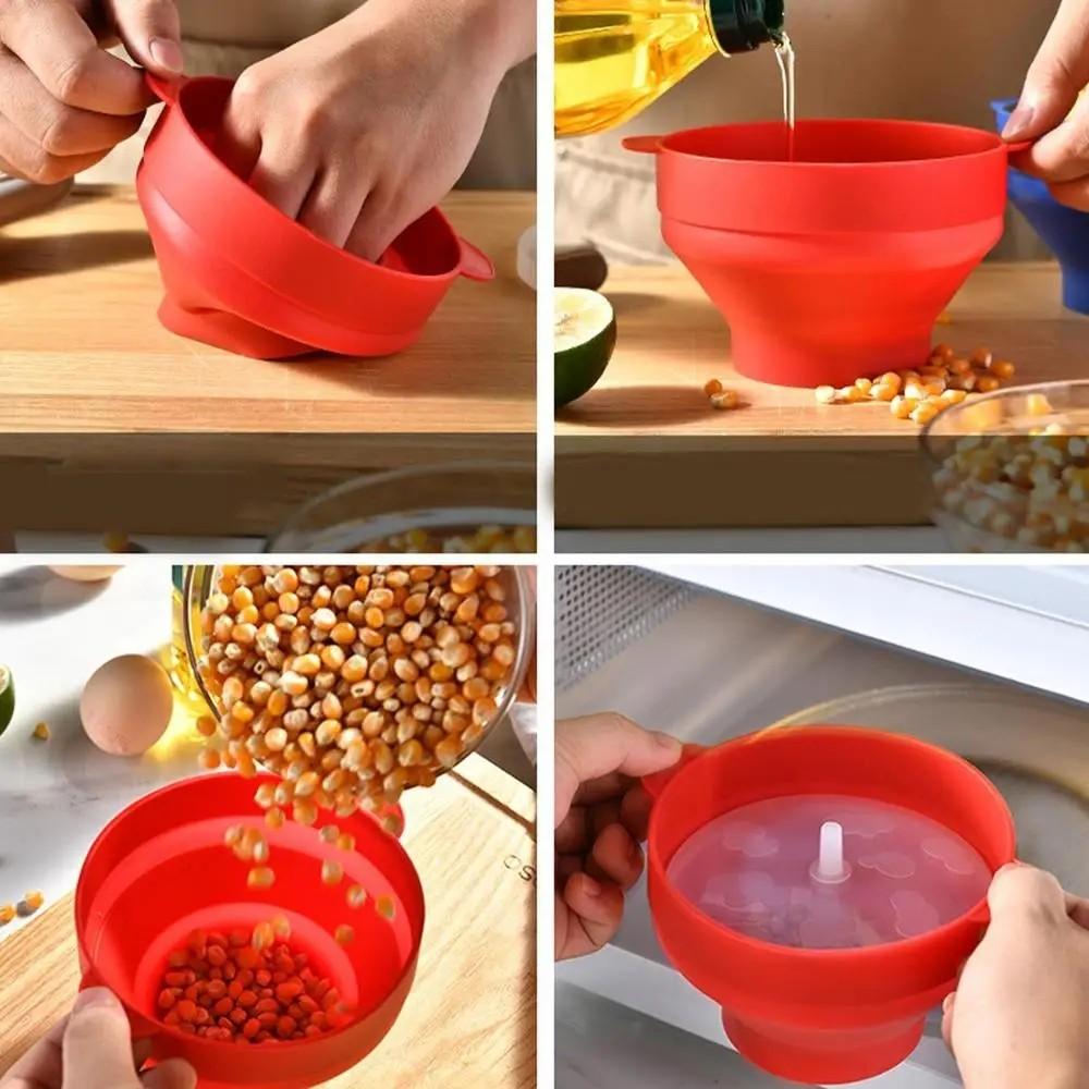 2 pieces / 1 piece microwave oven rice flower bowl / rice flower machine, PVC material quality, fast rice flower, silicone heating wind rice flower bowl, foldable, for home use, foldable Silk bowl, microwave furnace bomb rice flower table, DIY bomb rice f
