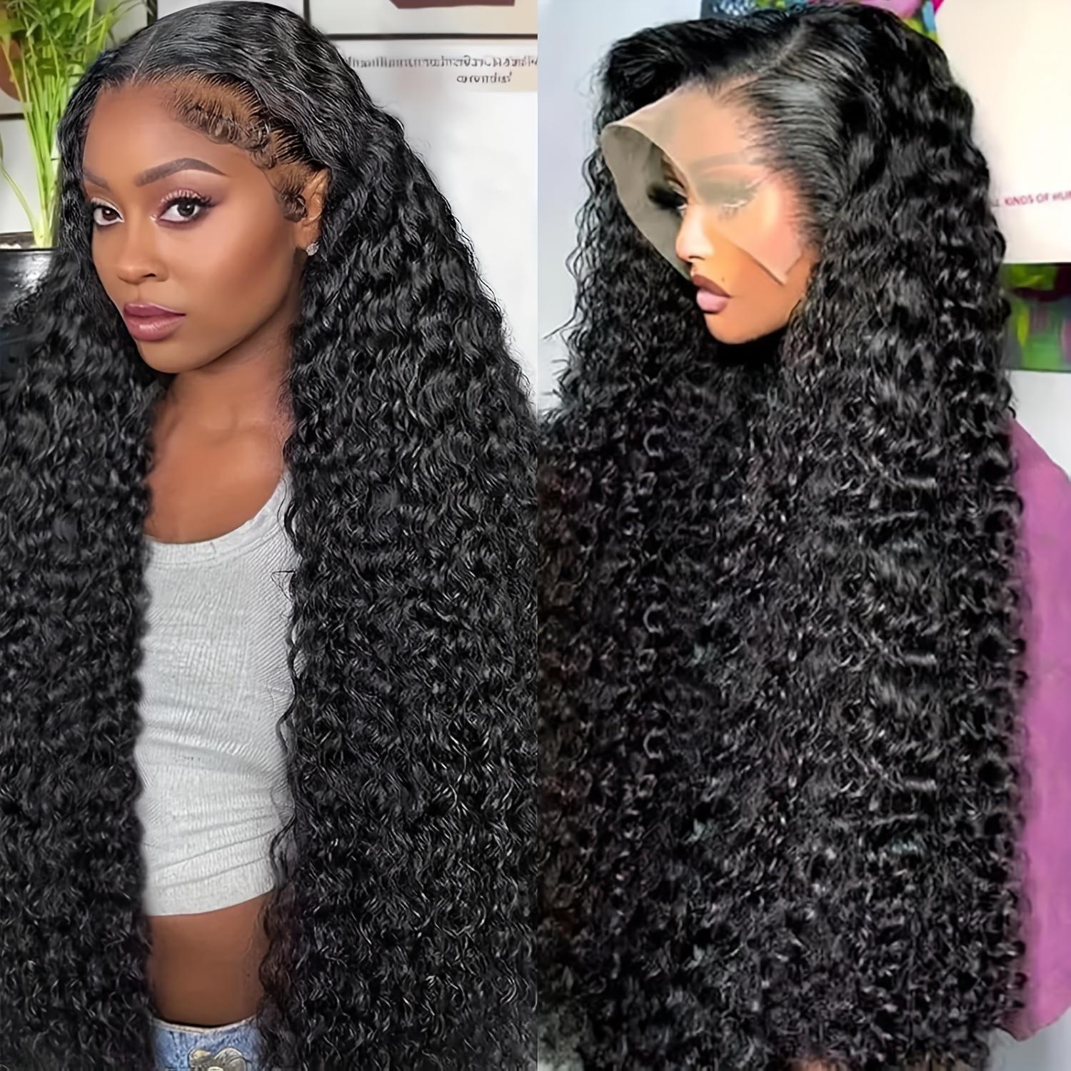 Bling Hair Kinky Curly Lace Front Wig 13x6 HD Transparent Deep Curly Human Hair with Natural Color 180% Density for Women Bling Hair Kinky Curly Lace Front Wig 13x6 HD Transparent Deep Curly Human Hair with Natural Color 180% Density for Women