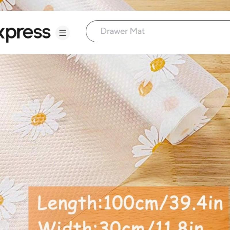 Advanced Non-Stick Cabinet and Drawer Lining, Waterproof Shelf Paper, Modern Pattern, Durable Eva, Kitchen Use, High-Quality Shelving Liner