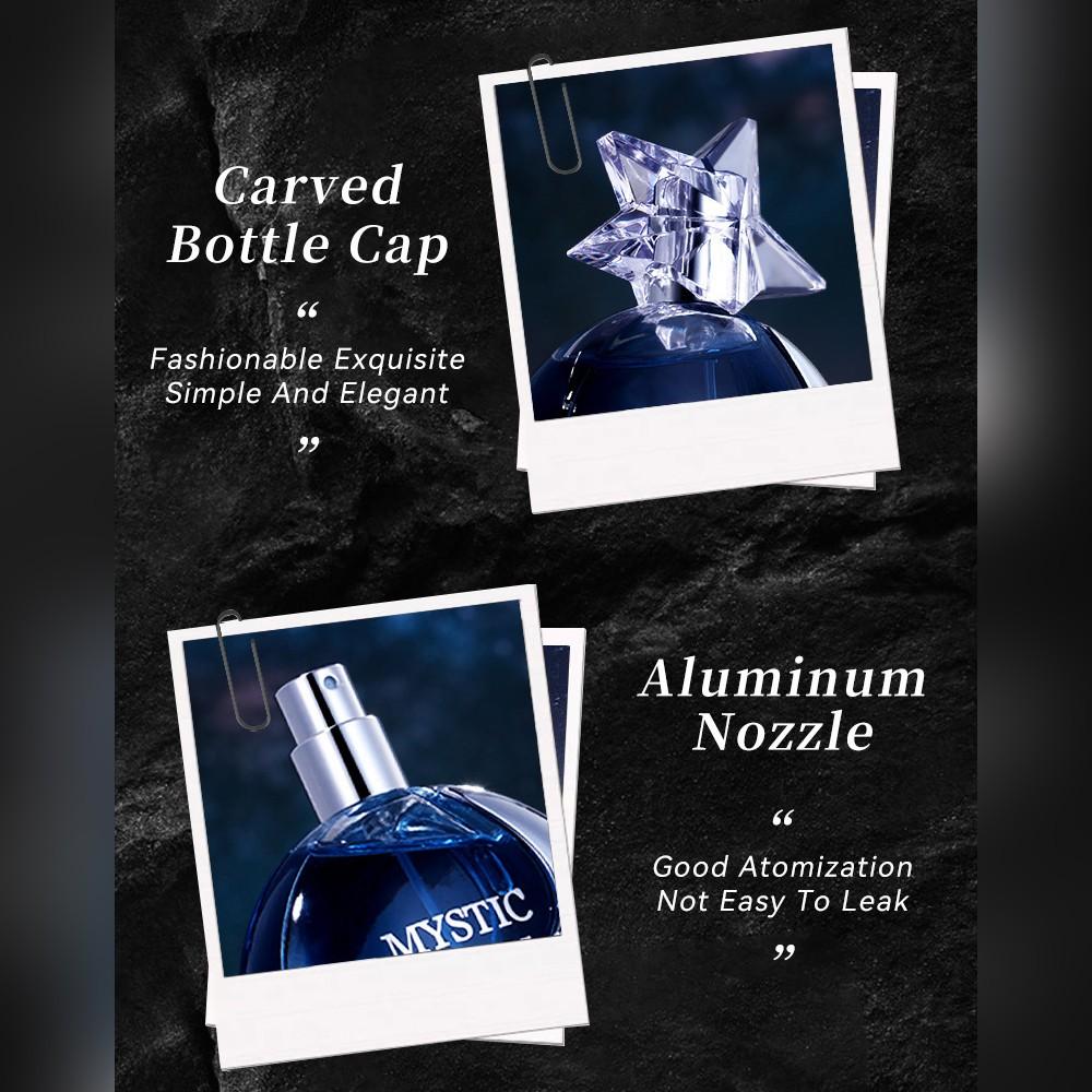 Mysterious Blue Star Moon Women's Eau De Toilette, 50ML, Long-Lasting Woody Oriental Fragrance, Perfect Gift for Special Occasions