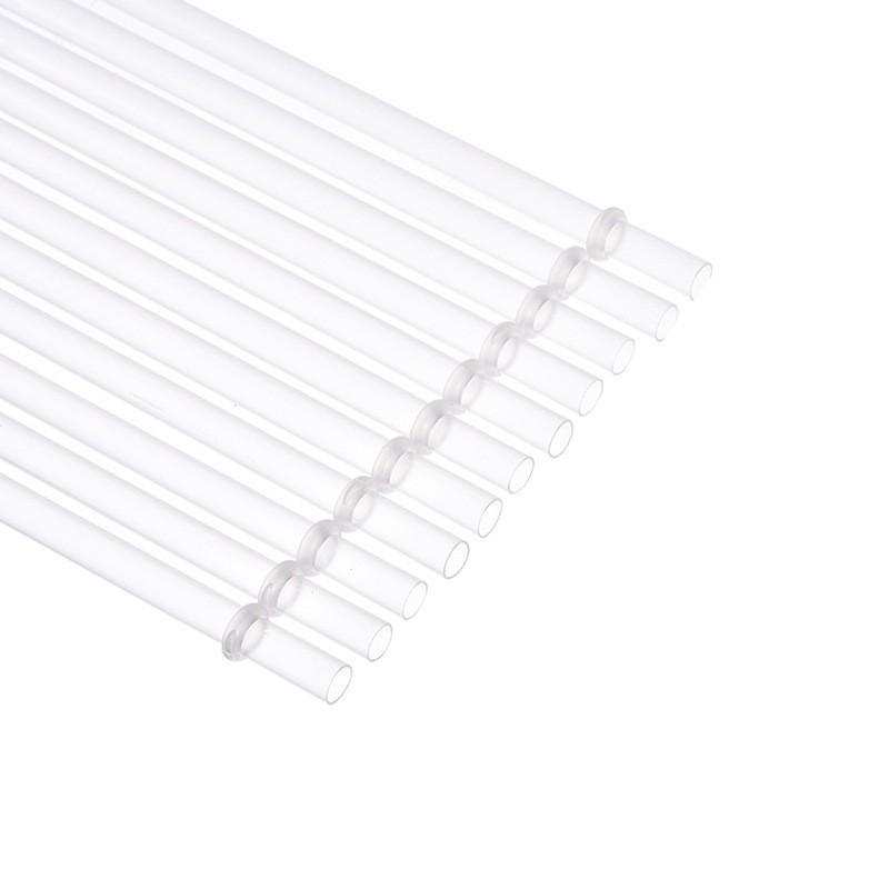 Reusable Drinking Straws with Cleaning Brush, 12-Piece Durable Clear Plastic Colorful Glitter Drinking Straws, Drinking Supplies for Home Kitchen, Party, Picnic and Outdoor Use #GLOBAL PICKS