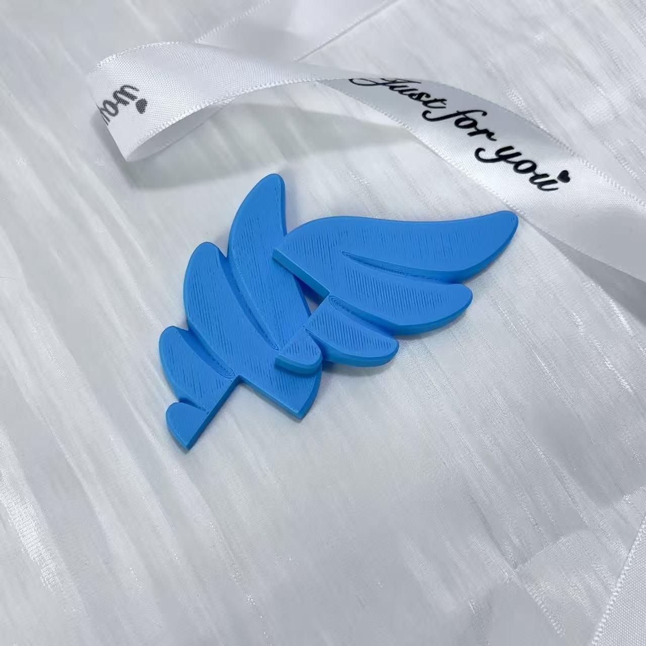 Angel Wings Screen Decoration for Monitor TV Car Display Aesthetic Desk Setup Cute Room Decor