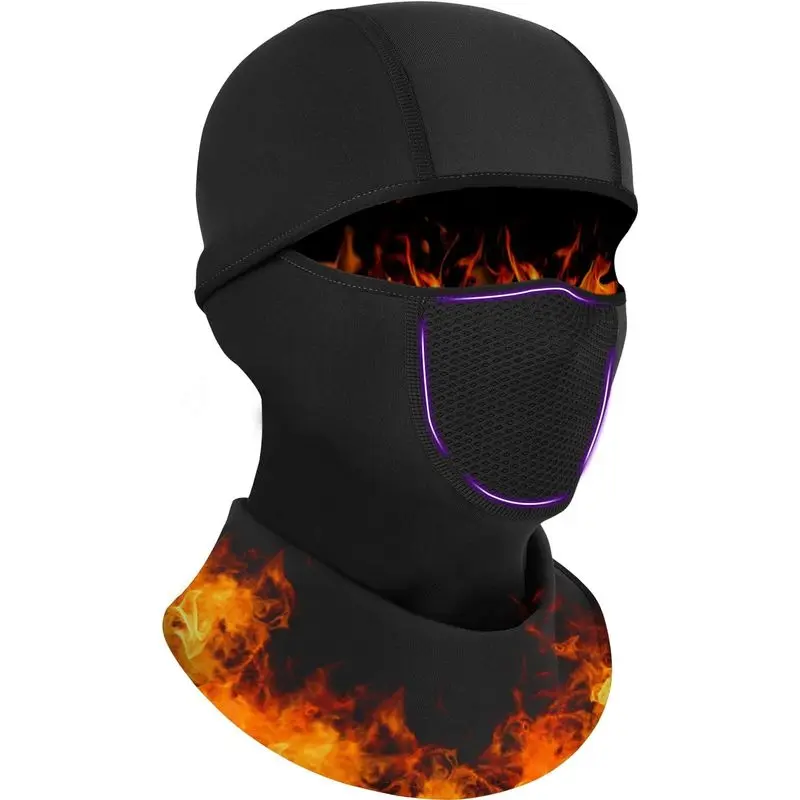 Thermal Ski Mask for Men & Women, Polar Fleece Balaclava with Breathable Nose Mesh, Windproof Cold Weather Face Cover for Skiing, Motorcycle & Outdoor Work