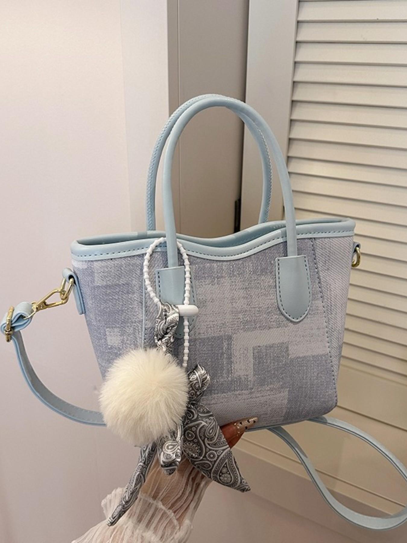 Unique Design Bucket Bag for Women, 2026 New Single Shoulder Crossbody Bag, Simple Casual Elegant Trendy Handbag for Ladies