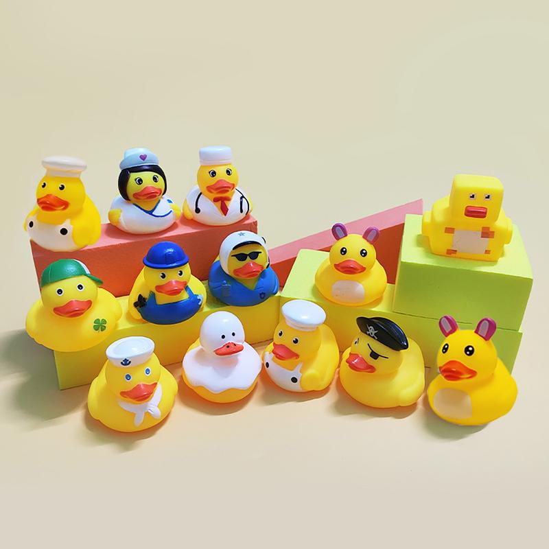 Mixed Duck Toys, Kids Pool Floats, Pool Floaters, Boy Girl Party Supplies, Mini Beach Toys, Birthday Gifts, Thanksgiving Christmas New Year Decorations