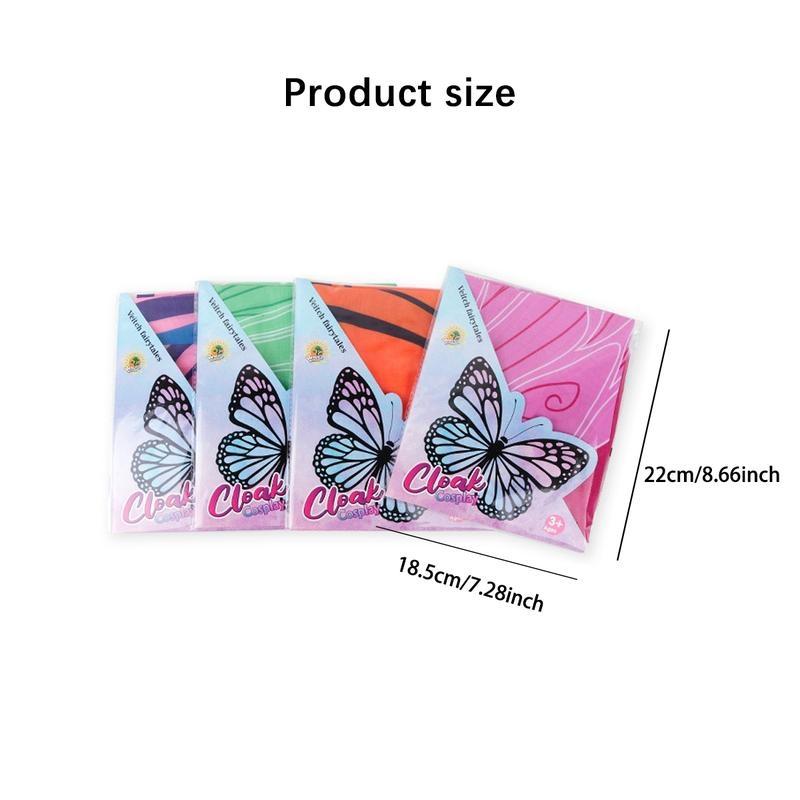 Angel Butterfly Wings Cape, Festival Party Stage Performance Costume, Children Role Play Dress Up Clothing, Fairytale Outfits, Kids Halloween