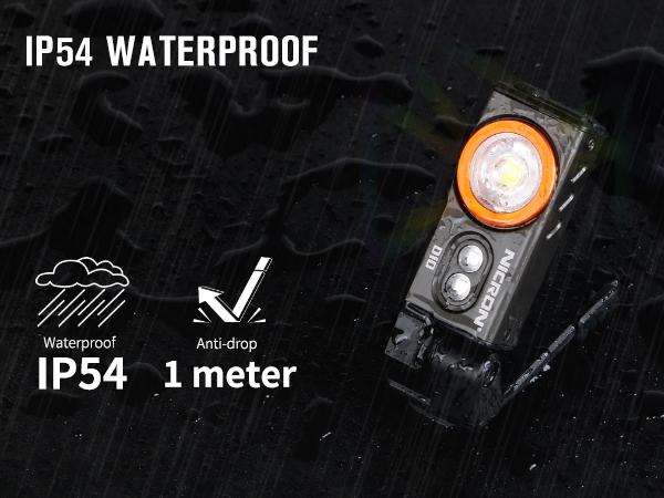 TikTokShopNewYearDeals NICRON D10 Rechargeable LED Headlamp - 500 Lumens, RGB 5 Color Modes, IP54 Waterproof, 360° Rotatable, with Clip & Magnetic Base - Perfect for Hunting, Fishing, Hiking, Camping, Running & Outdoor Adventures High Performance Flashlig
