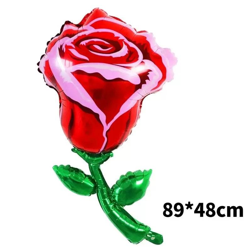 9 Floral Aluminum Foil Balloons for Kids Birthday Party, Outdoor Camping Decor, Wedding Reception, Valentine's Day, Mother's Day, Graduation