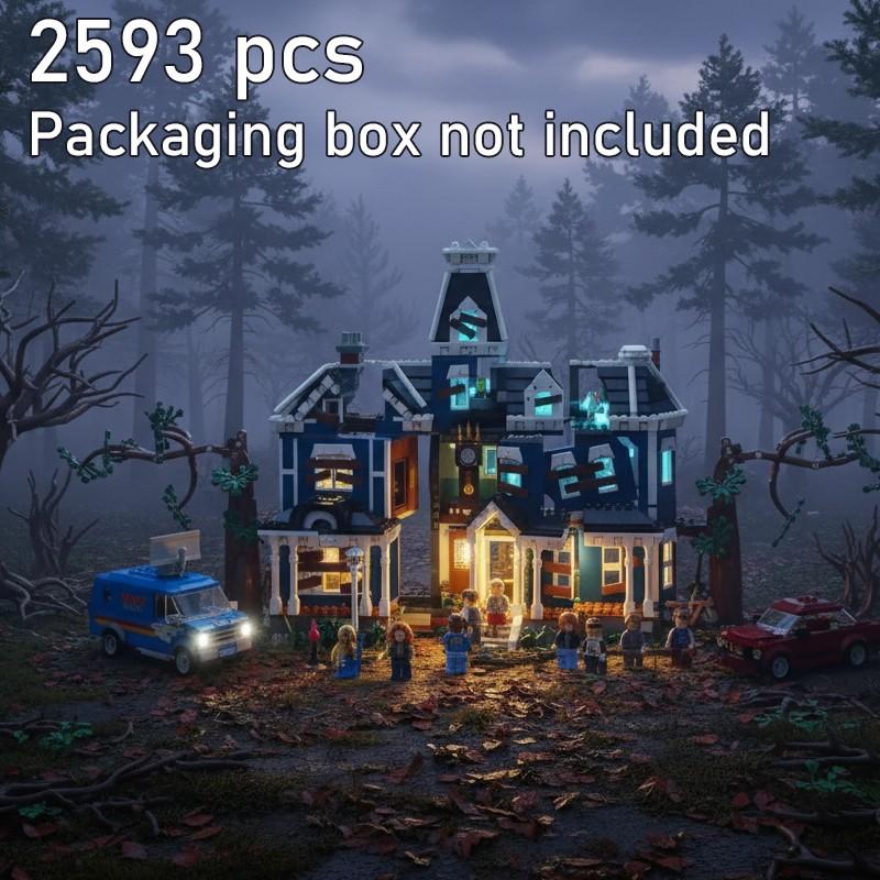 2593 Pcs Stranger Things Compatible 11370 Building Blocks Set, Creative DIY Toy for Kids & Adults, Perfect Gift Idea for Fans