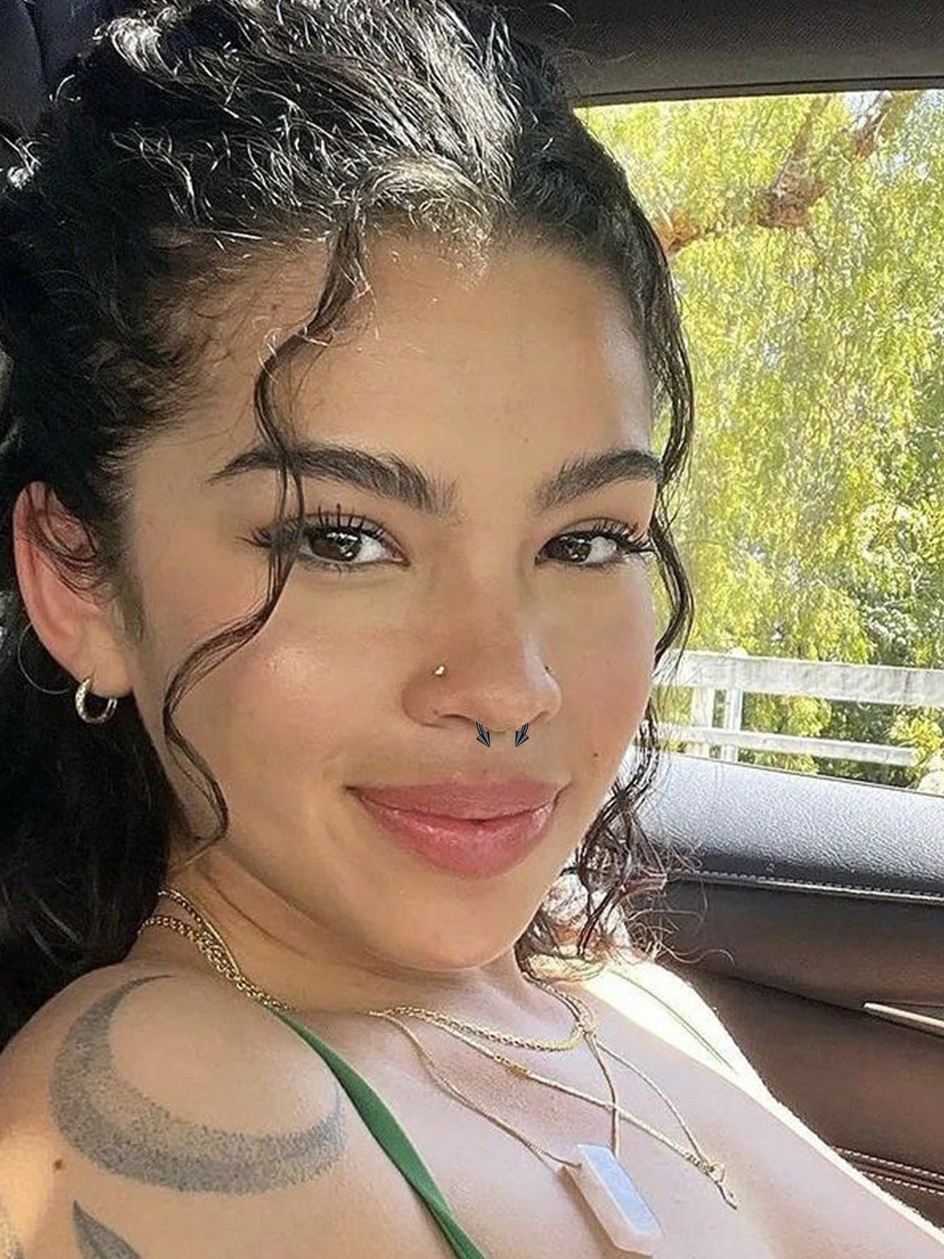 Unisex Horseshoe Nose Ring, 16g Stainless Steel, 8mm, Inner Thread Design, Suitable for Ear Lobe, Septum, Cartilage, Lip Piercing Jewelry, Septum Pierced Ring Unisex Horseshoe Nose Ring, 16g Stainless Steel, 8mm, Inner Thread Design, Suitable for Ear Lobe, Septum, Cartilage, Lip Piercing Jewelry, Septum Pierced Ring