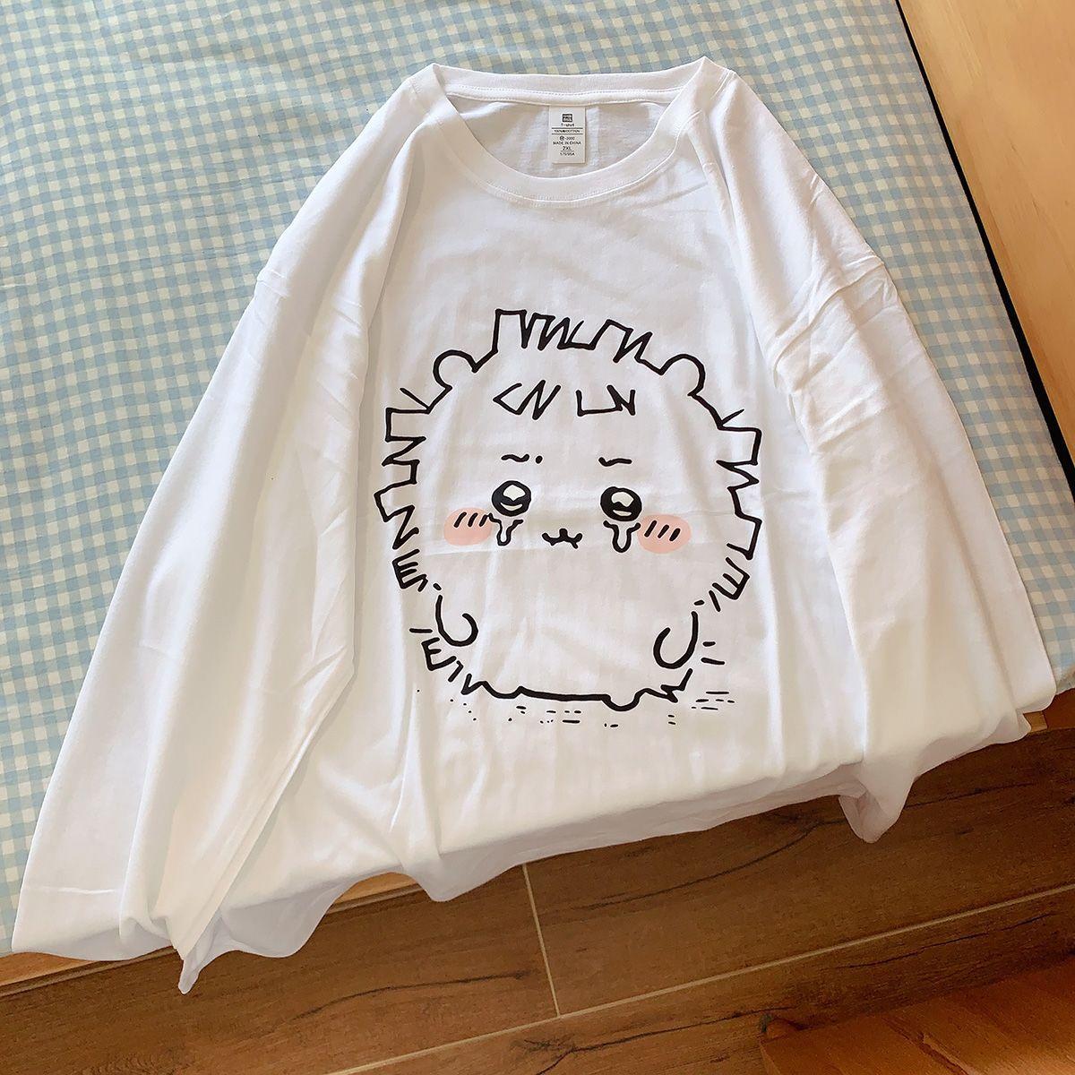 New Chiikawa Hachiware Usagi Kawaii Anime Cartoon Pajamas Long Sleeves Trousers Fashion Trend Pure Cotton Comfortable and Soft