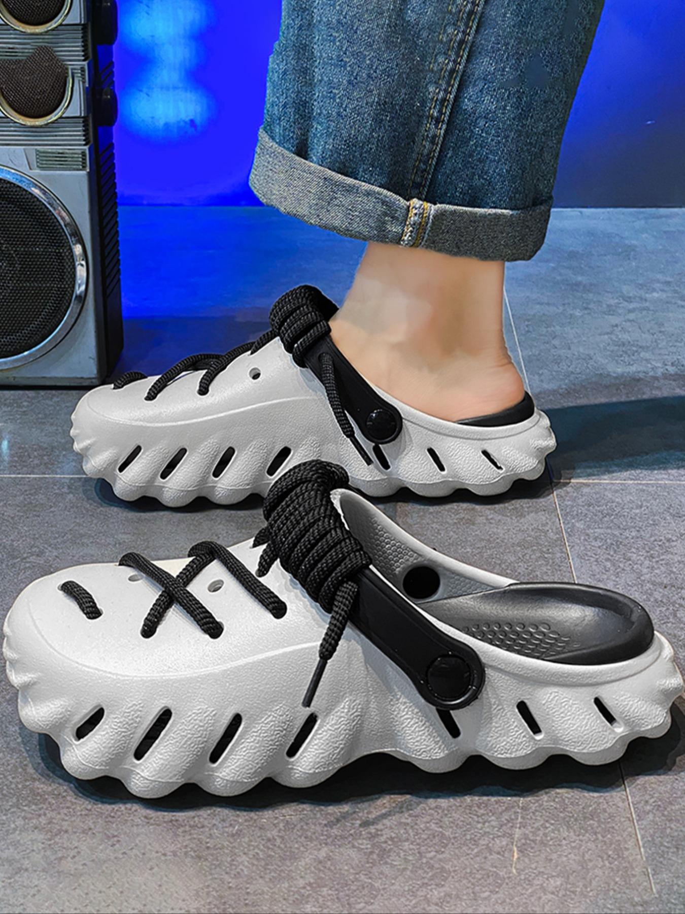 Unisex Classic Hole Shoes, Comfortable Casual Footwear, Casual Shoes Clogs, Bohemian Hand-Woven Durable Design, Perfect for Indoor and Outdoor Use