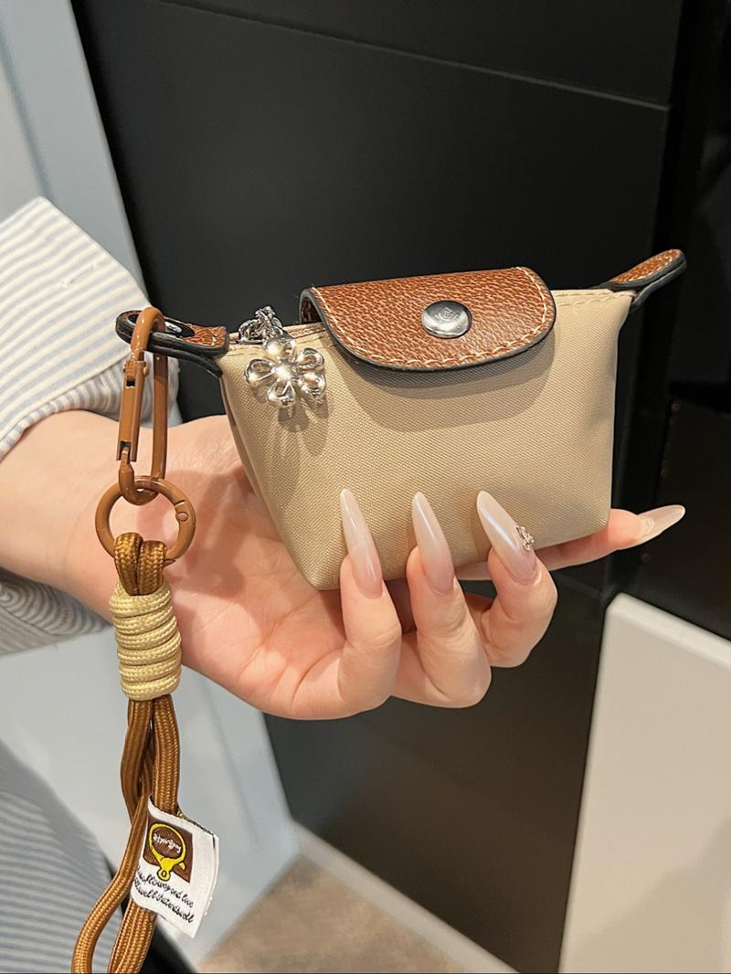 Women's Small Wallet with Detachable Nylon Wristband Coin Purse, Dual Pouch Wristlet, Zipper Closure, Decorative Bag, Christmas Gift for Young Girls, Gifts For Women