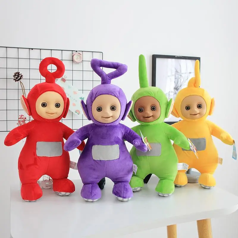 2026 new Teletubbies Tinky Winky Laa-Laa Cute Cartoon Plush Toys Disy Stuffed Doll Kawaii Pillow Anime Figure Car Accessories Kids Gifts