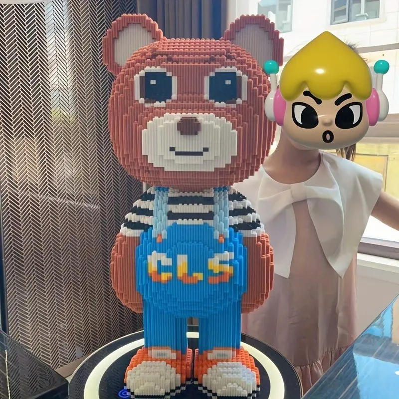 11200pcs Micro-Particle DIY Building Blocks, Large Bear Series, Creative Toy, Stress Relief, Perfect Gift for Valentine's Day, Birthday, Christmas, DIY Building Model