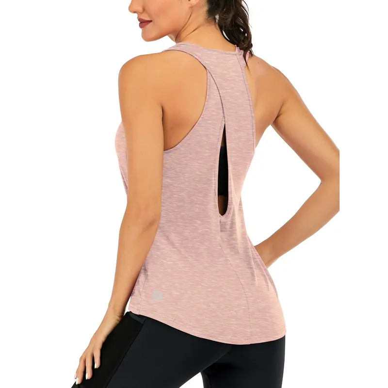ICTIVE Women's Open Back Workout Tank Tops, Breathable Quick-Dry Sleeveless Activewear for Yoga, Running & Gym, Women's Clothes, Tops For Women