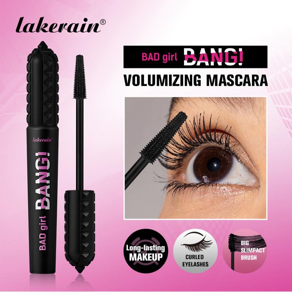 Long Lasting 2counts Volumizing Mascara, Waterproof Smudge-Proof, Lightweight, Spiral Brush, Ideal for Sparse/short Lashes, Women's Makeup