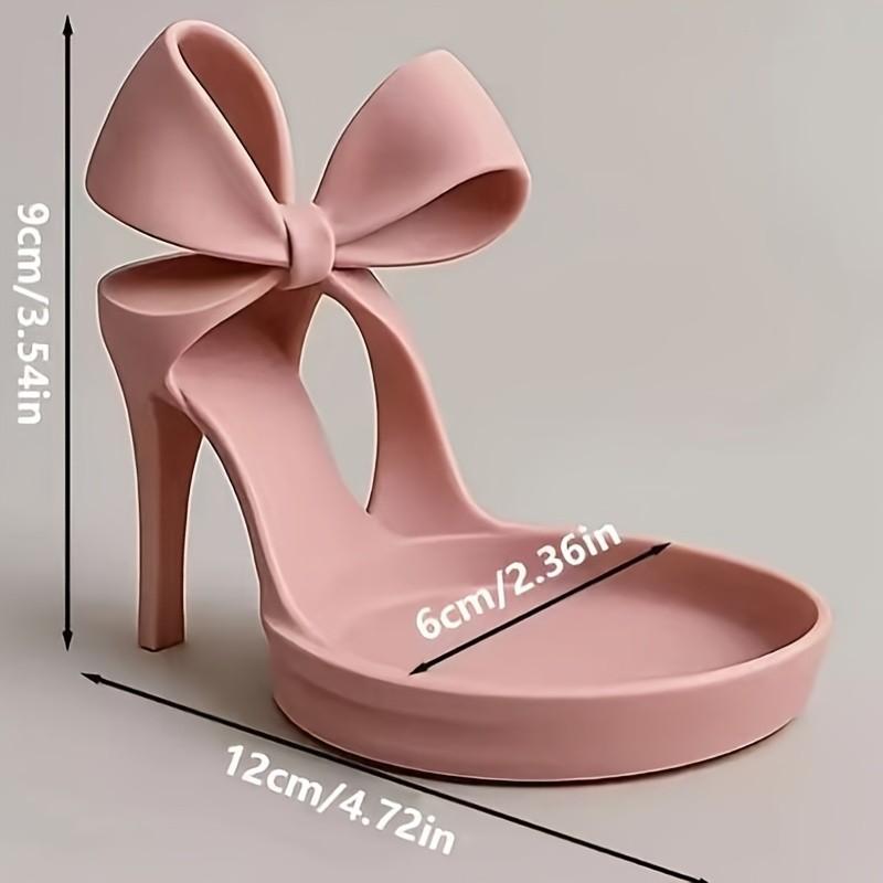 3D Printed High Heels Jewelry Tray, Decorative Organizer for Rings Earrings Necklaces, Vanity Decor Ornament, Creative Gift for Women