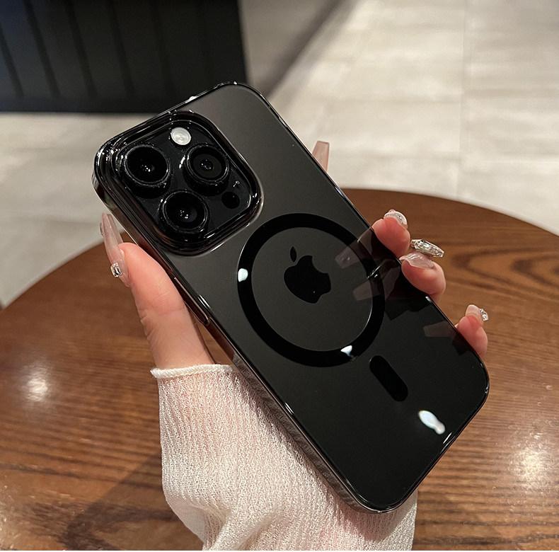 Ultra-thin Transparent Magnetic Case for iPhone 17/16/15/14/13/12 Pro Max New 17 Pro Minimalist Design Luxury Protective Shockproof Cover