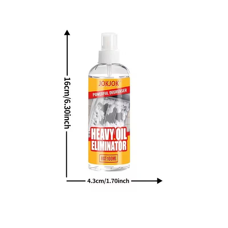 Multifunctional Powerful Grease Remover, Dissolves Oil and Dirt, Suitable for Ovens, Stoves, Pots, Residue-Free Formula, Jokjok Brand