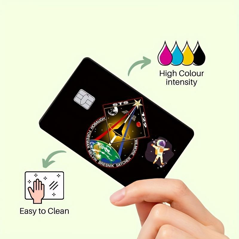 3pcs, 1pc Spare Smile Face Credit Card Sticker Skins for Transportation Key, Debit, Credit Card Covering Bank Card Slim, Debit Card Stickers Vinyl Skins