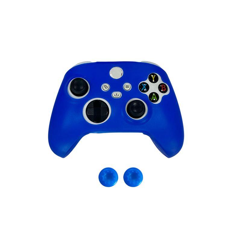 1PCS, XBOX series X controller silicone protective cover, suitable for XBOX controller, +2 button caps, non-slip and anti-fall, game handle accessories, Console Accessory, enhance the gaming experience