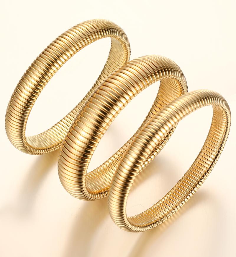 17KM Gold Bracelets for Women, Gold Bangles for Women Chunky Bangle Bracelets for Women Bracelets Stack Tarnish Free Gold Jewelry Set of 3 for Women Accessories for Her Gifts, Permanent jewelry 17KM Gold Bracelets for Women, Gold Bangles for Women Chunky Bangle Bracelets for Women Bracelets Stack Tarnish Free Gold Jewelry Set of 3 for Women Accessories for Her Gifts, Permanent jewelry