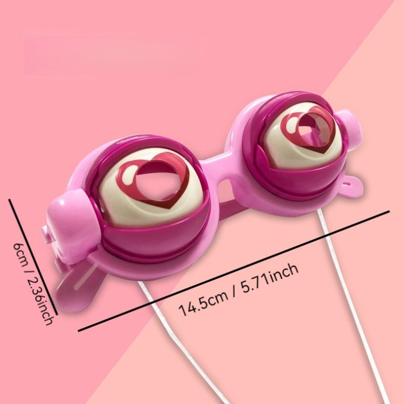 Funny Blinking Eyewear, Novelty Prank Glasses, Creative Crazy Eye Design, Adorable Toy Gag Gifts, Perfect for Party Fun & Jokes
