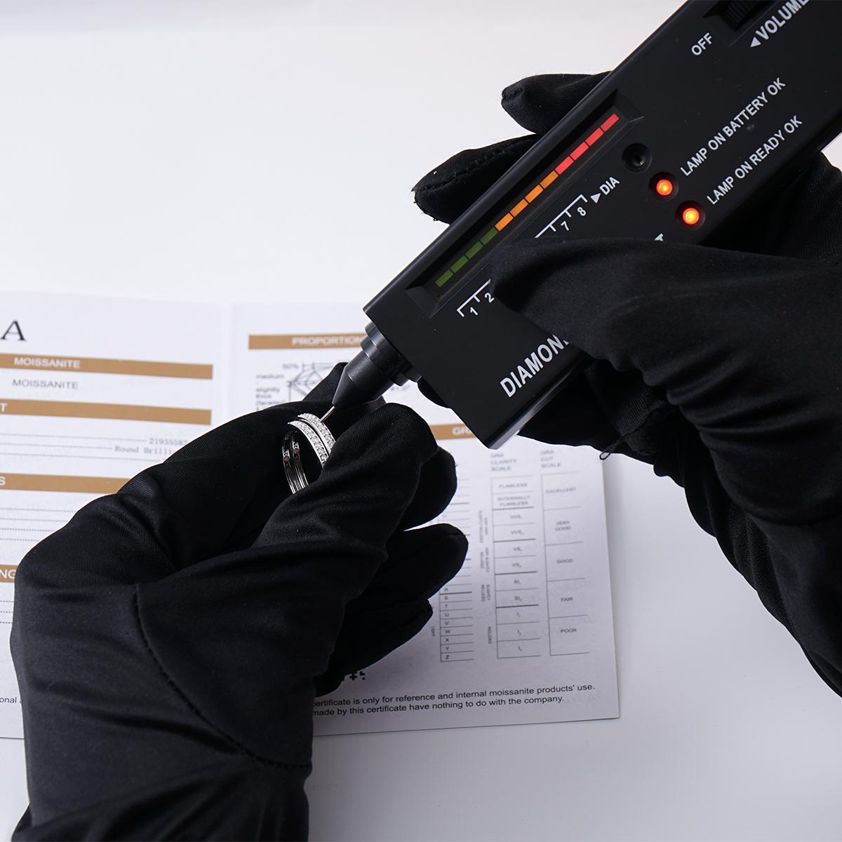 Delzzad 14K Gold-Plated Bling Hoop Earrings S925 VVS Synthetic Moissanite Unisex Earrings Jewelry Perfect Birthday Anniversary Christmas Gift for Men Women Silver Earrings Golden Earrings Wedding Set