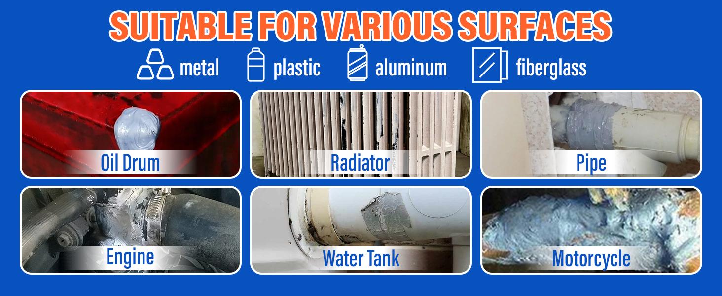 100G Heavy Duty Weld Waterproof Epoxy Casting Adhesive - Fast Repair Multi-Purpose Glue for Repairing Tile, Metal, Plastic, Ceramics, Wood - AB Epoxy Adhesive Super Glue with Accessories, Wear-Resistant, Waterproof, Oil-Resistant