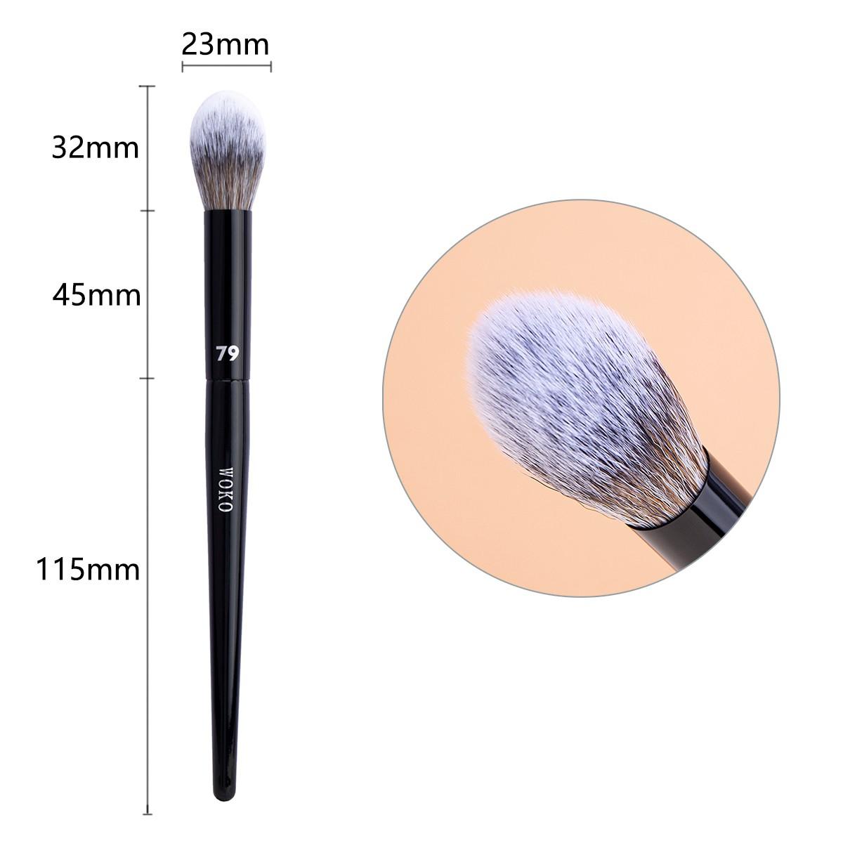Pro79# Contour Brush, Face Contour Setting Powder, Sculpting Brush, High Quality Tapered Highlighter, Contour Powder Makeup Tool