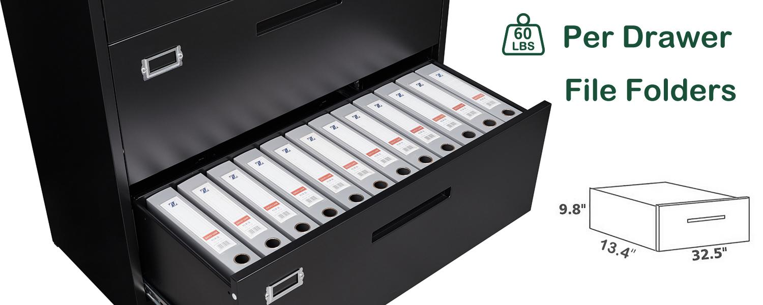 Letaya 5 Drawer File Cabinet with Lock,Metal Lateral Filing Cabinets for Home Office Hanging Files Letter/Legal/F4/A4 Size(Requires installation) Letaya 5 Drawer File Cabinet with Lock,Metal Lateral Filing Cabinets for Home Office Hanging Files Letter/Legal/F4/A4 Size(Requires installation)