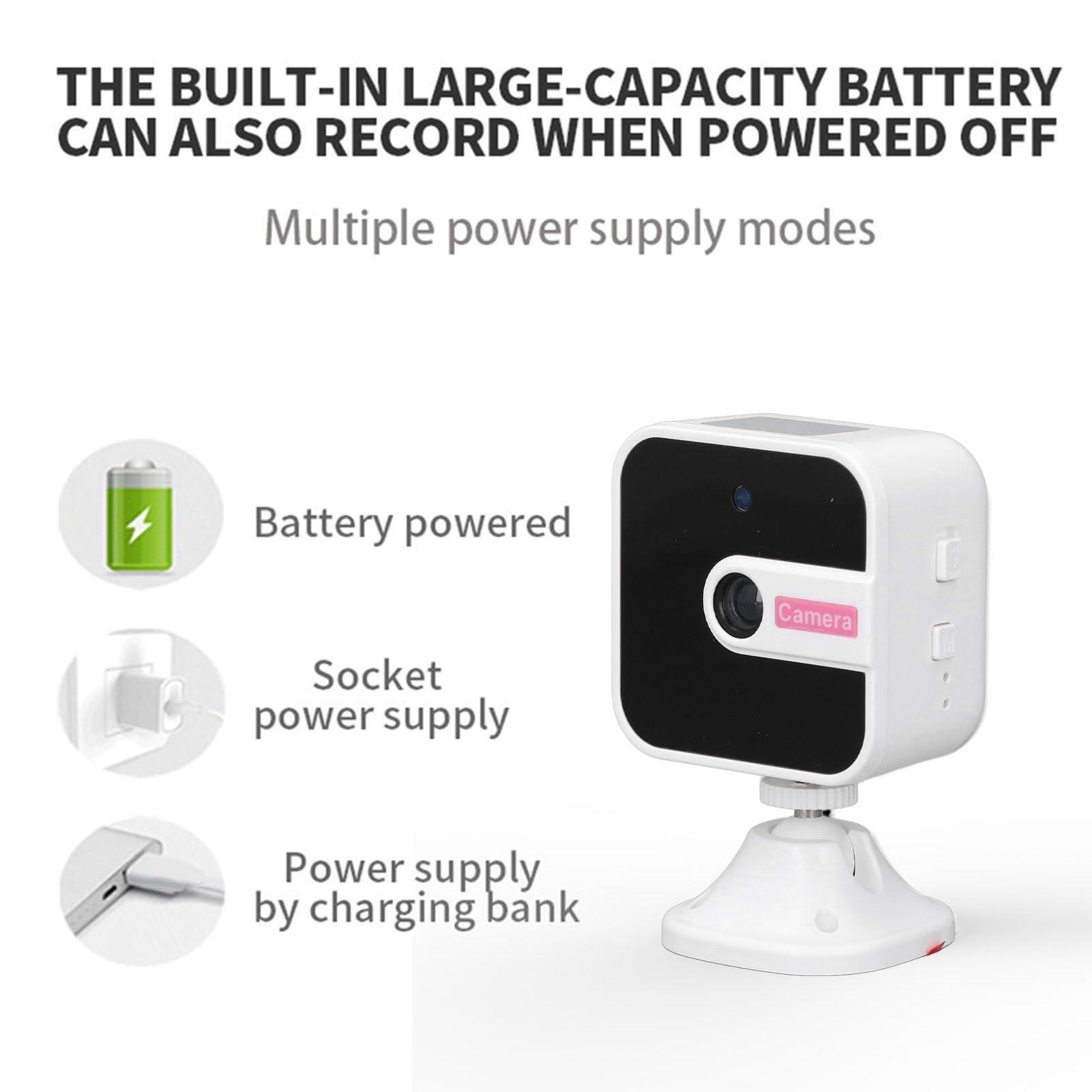 Wireless WiFi Home Security Camera with Night Vision, Motion Tracking, Wall Mount, Mobile App Live View for Indoor Monitoring – Smart Surveillance Camera for Home Security,  24/7 Security Monitoring, App Control, Easy Installation