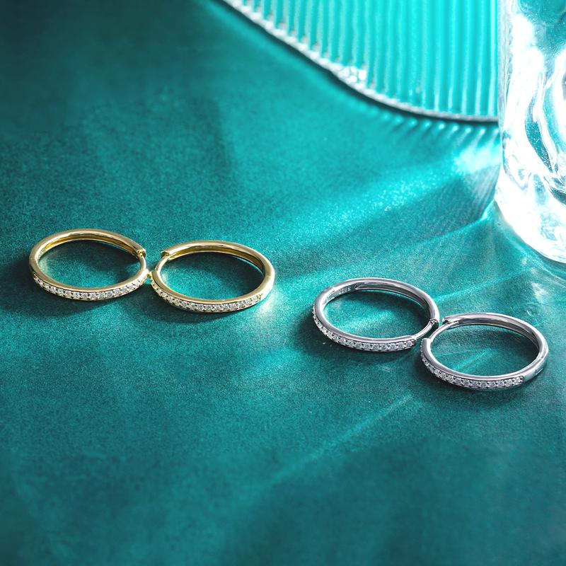 Delzzad 14K Gold-Plated Bling Hoop Earrings S925 VVS Synthetic Moissanite Unisex Earrings Jewelry Perfect Birthday Anniversary Christmas Gift for Men Women Silver Earrings Golden Earrings Wedding Set Delzzad 14K Gold-Plated Bling Hoop Earrings S925 VVS Synthetic Moissanite Unisex Earrings Jewelry Perfect Birthday Anniversary Christmas Gift for Men Women Silver Earrings Golden Earrings Wedding Set