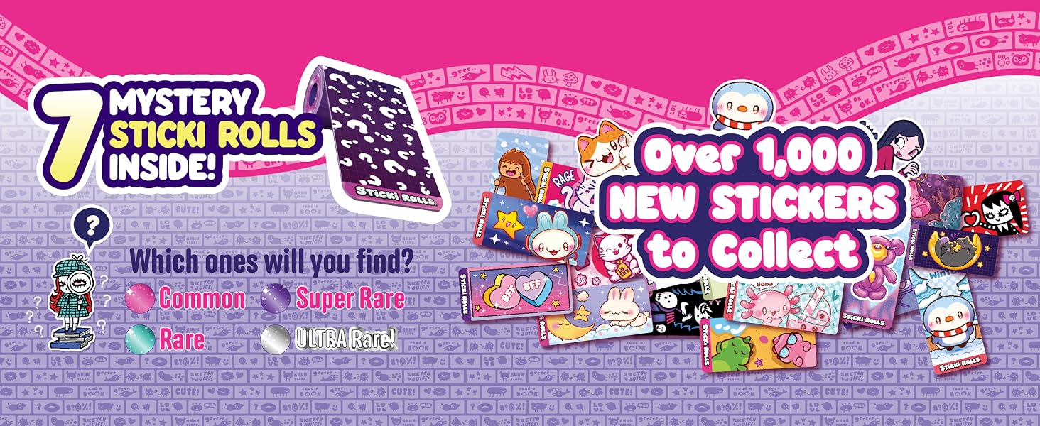 - The Original Wearable Shareable Toy Sticker Bracelet + Collection Book| Includes 120 Mini Stickers| Over 1000 Fun Sticker Designs to Collect!(Series 2)
