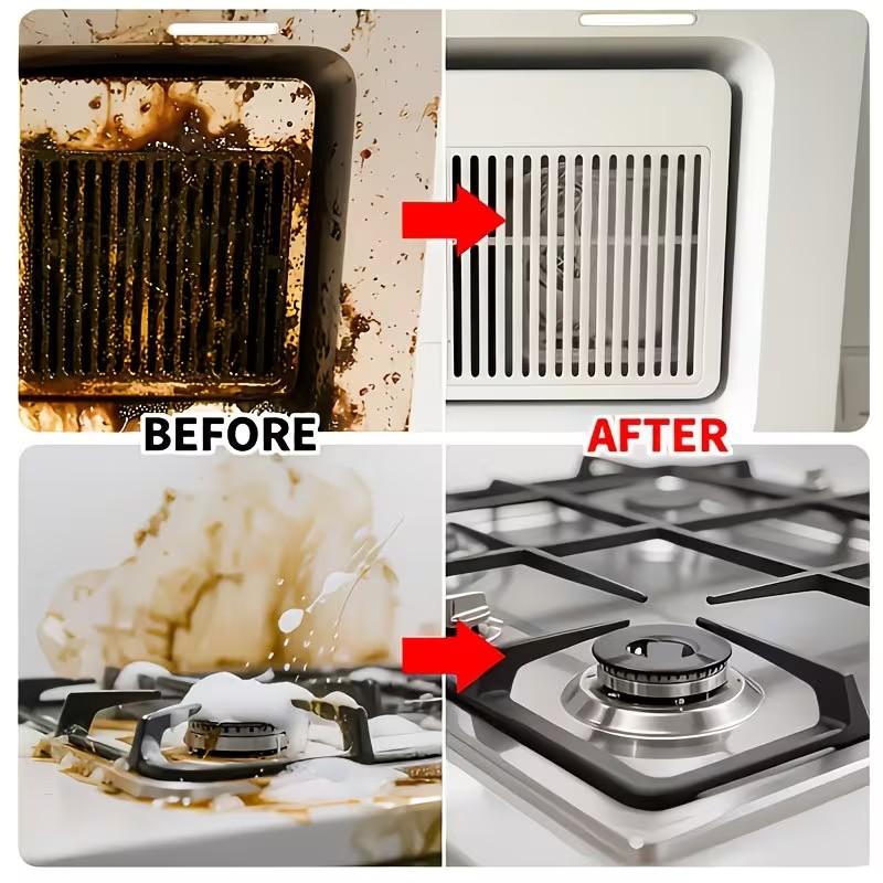 Multifunctional Powerful Grease Remover, Dissolves Oil and Dirt, Suitable for Ovens, Stoves, Pots, Residue-Free Formula, Jokjok Brand