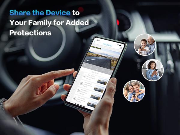 4G LTE Dash Cam Front Inside, Dual FHD Live-View and Instant Alerts via APP, Cellular Car Camera with 24/7 Parking Mode, IR Night Vision, No Screen, AI Detection dashcam for Cars, GPS