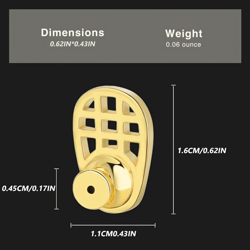 New Earring Back Cover for Dangle Earrings, Durable Shape Ear Ring Enhancer, Suitable for Heavy Earrings, Locking Earring Back Replacement