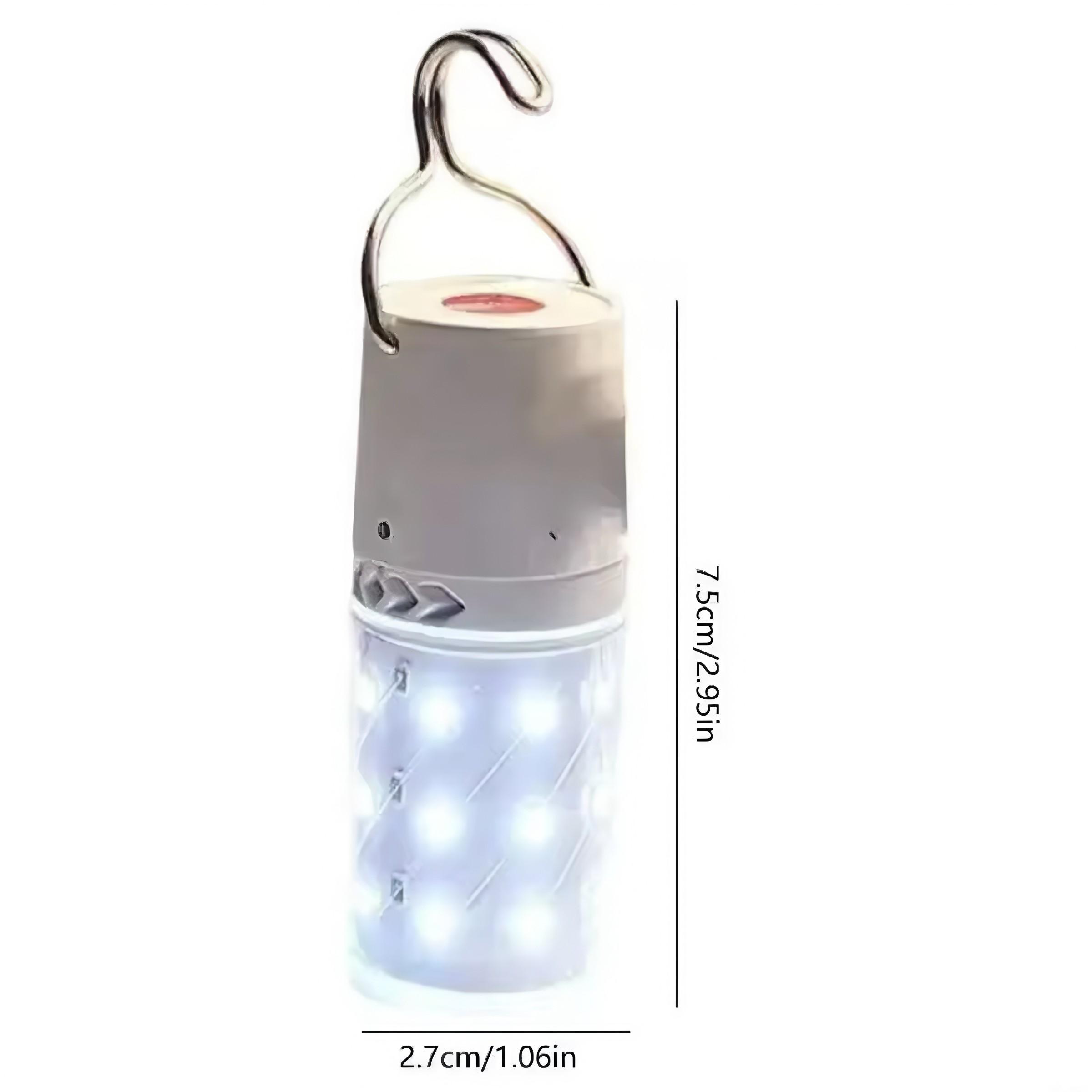 USB Rechargeable Emergency Light Bulb, Hook-Style Outdoor High-Lumen LED Camping Lantern, Portable Emergency Lighting Solution
