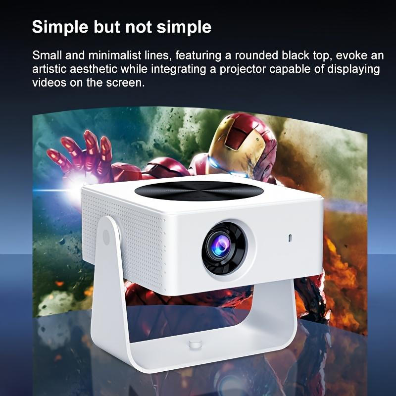 Portable Mini Projector 4K 1080P, WiFi and Bluetooth-compatible Supported, Auto Focus and Keystone Correction, Home Cinema and Travel Use