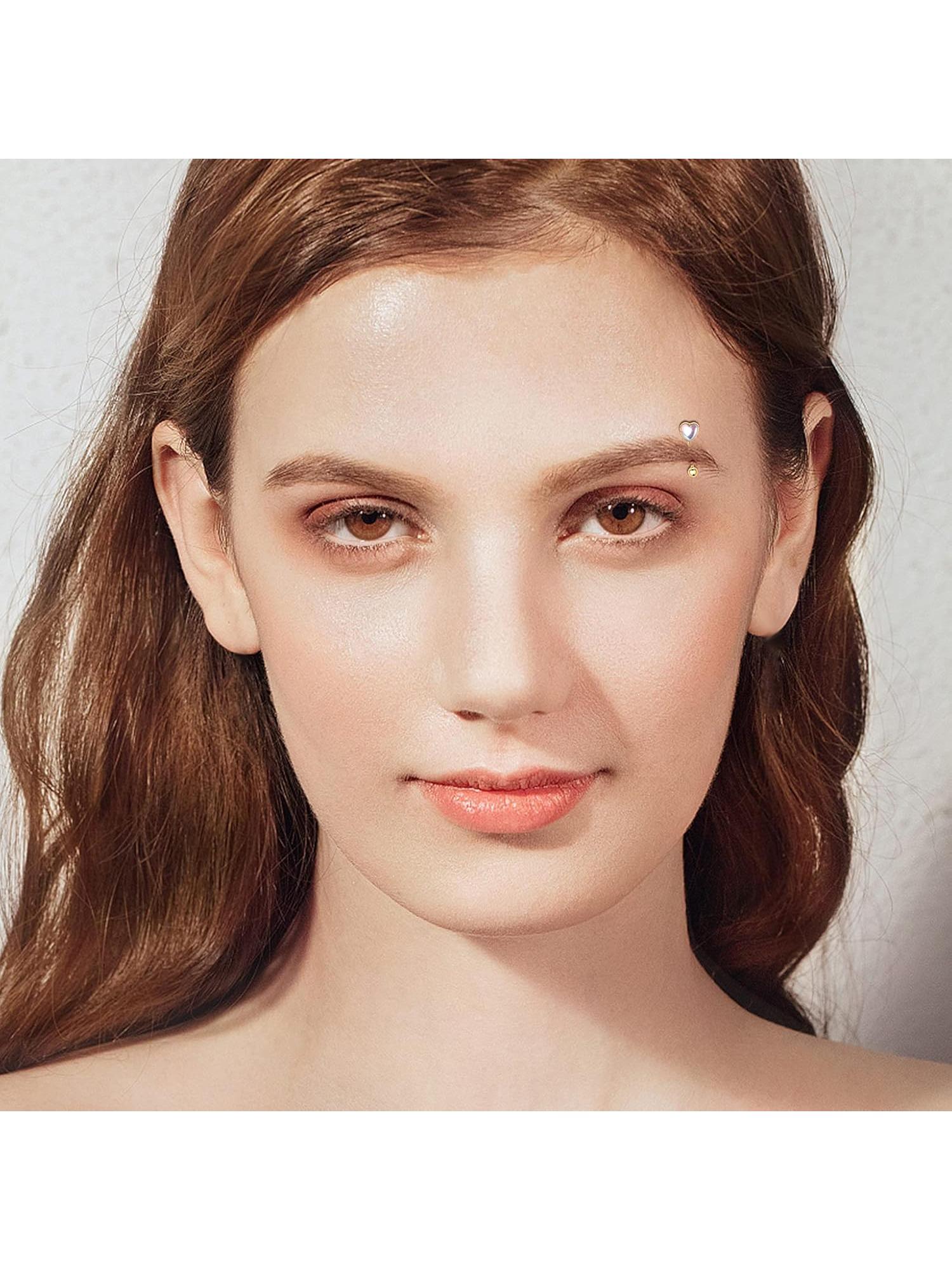 8Pcs Eyebrow Rings Rook Piercing Jewelry for Women Men 16G Surgical Steel CZ Curved Barbell Belly Ring Daith Earrings Tragus Helix Piercings Jewelry