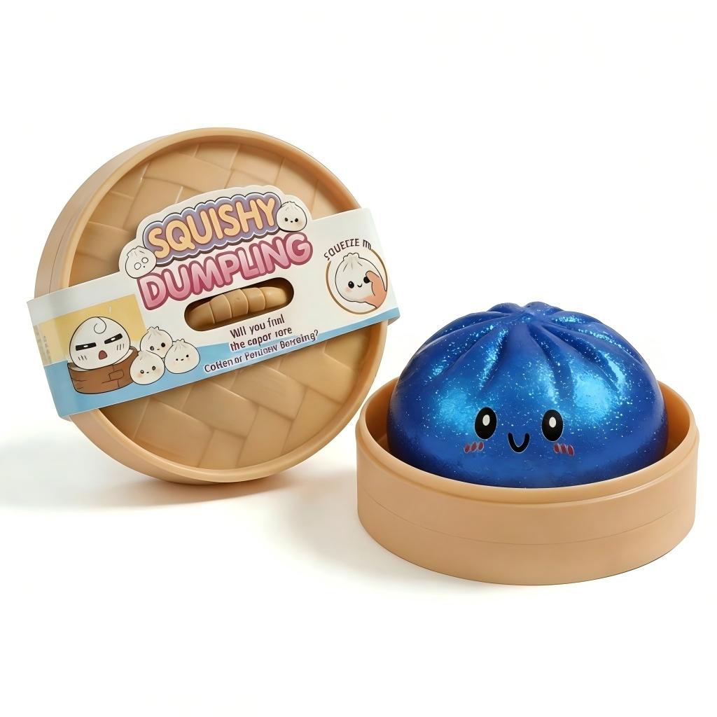 Cute Big Bun Decompression Toy, Relieves Anxiety, Soft Tpr Material, Unboxing Surprise, Holiday Gift, Office Desktop Accessory, Squishy, Squishies Fidgets