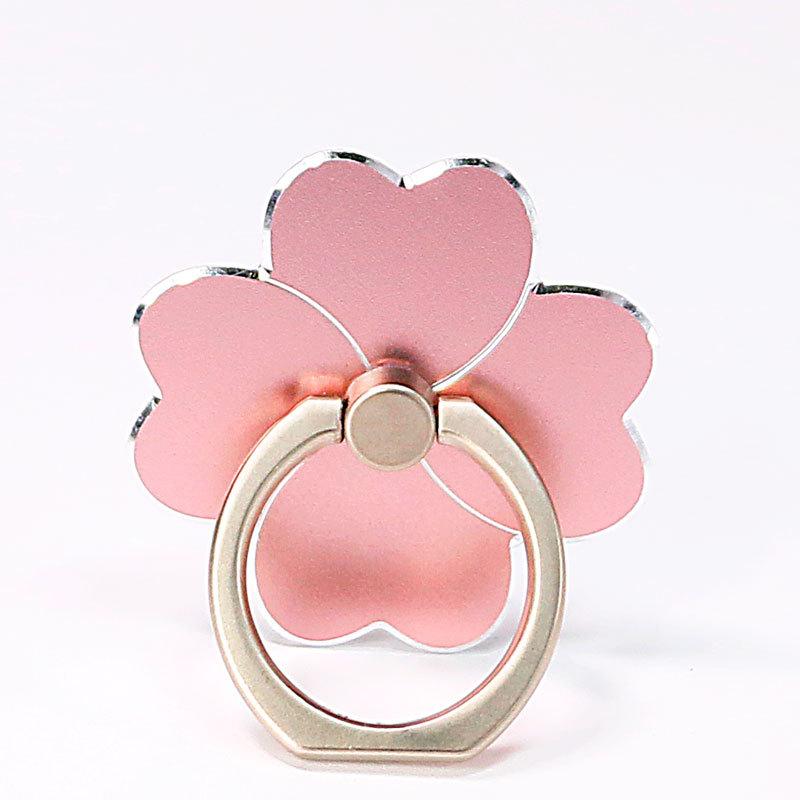 1 Pack Flower Pattern Phone Ring Holder, 360 Rotation & 180 Adjustable Angle, Metal Finger Grip Kickstand for All Smartphones
