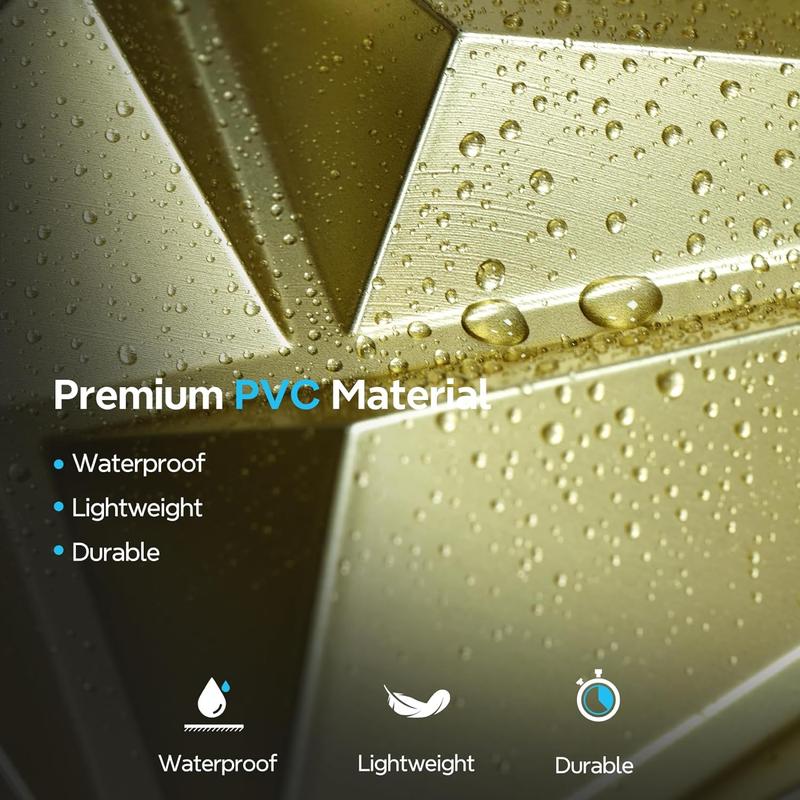 STICKGOO 33PCS Minimalistic Geometric Pattern 3D Wall Panels for Interior Wall Decor, PVC Panels Diamond for Gaming Room/Bedroom/TV Background - Black Easy Installation Modern