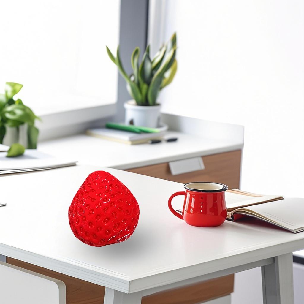 Strawberry Shaped Squishy Toy, Cute Squeeze Toy, Stress Relief Toy for Girls, Soft Fruit Shaped Toy for Birthday Gift