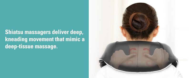 Shiatsu Neck & Back Massager Electric Shoulder Massager Car Neck Massage Pillow for Neck Shoulder Back Leg & Foot Massage 8 3D Nodes 3 Speed 2 Direction Black Gift