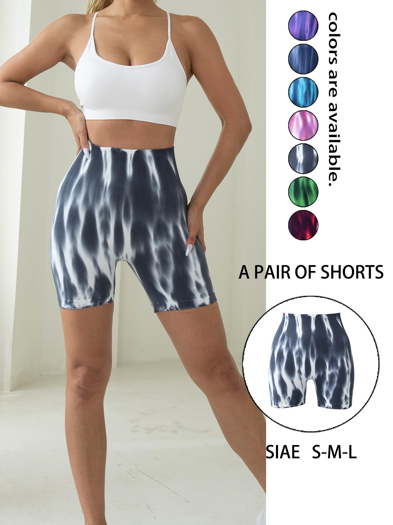 Aurora Shorts for Women, High Waist Yoga Pants, Anti-Exposure, Butt Lifting, Summer Fitness Wear, Sexy Style, Unlined, Plain Surface