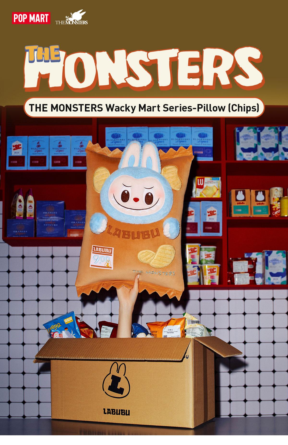 THE MONSTERS Wacky Mart Series-Pillow (Chips)