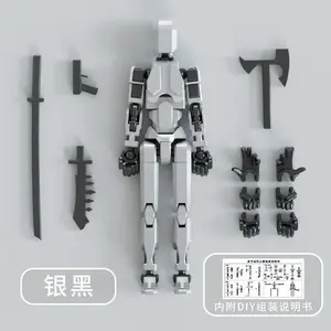 3D Printed Mannequin Action Figures Toys Dummy 13 Shapeshift Robot Multi-Jointed Movable Kids Adults Parent-children Games Gifts